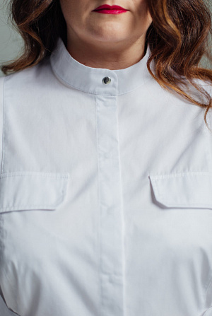 Медицинский халат Эмма, белый