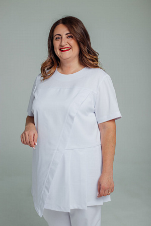 Блуза со складками PLUS SIZE  в Москве 0