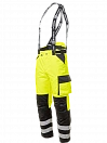Зимние сигнальные брюки Brodeks KW 308, желтый/черный