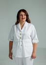 Блуза на пуговицах PLUS SIZE