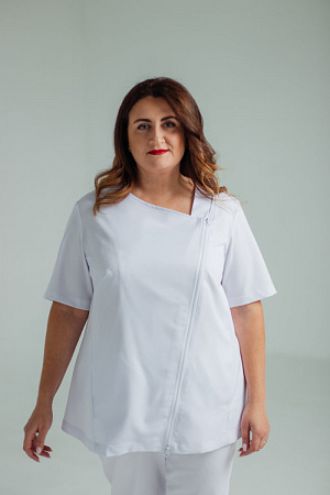 Блуза на молнии PLUS SIZE
