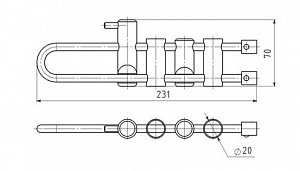 Ver 0301 Решетка стальная Vertical C в Москве 2
