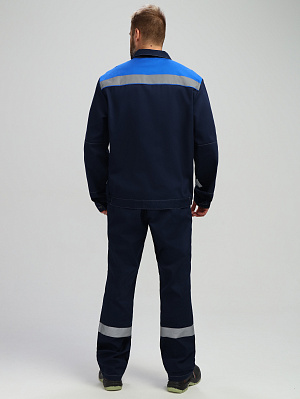 Костюм Лигор-1 СОП (тк.Саржа,250) брюки, т.синий/васильковый Факел Спецодежда в Москве 3