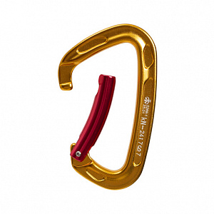 Ver 0269-1.gold Карабин скалолазный с гнутой защелкой (Keylock) Vertical C в Москве 2