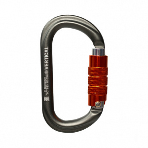 Ver 0261-2 Карабин «GRAY» овал автомат (Keylock) Vertical C в Москве 0