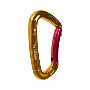 Ver 0269-1.gold Карабин скалолазный с гнутой защелкой (Keylock) Vertical C в Москве 1