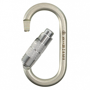 Ver 0238 Карабин овал стальной люкс автомат (Keylock) Vertical C в Москве 0