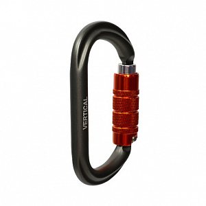 Ver 0261-3 Карабин «GRAY» овал трехтактный (Keylock) Vertical C в Москве 1