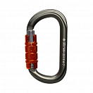 ver 0261-3 Карабин «GRAY» овал трехтактный (Keylock)