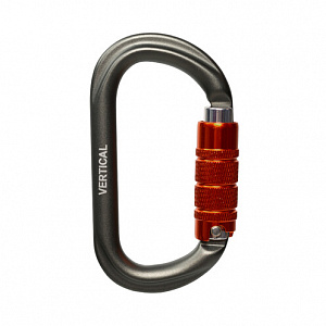 Ver 0261-3 Карабин «GRAY» овал трехтактный (Keylock) Vertical C в Москве 0